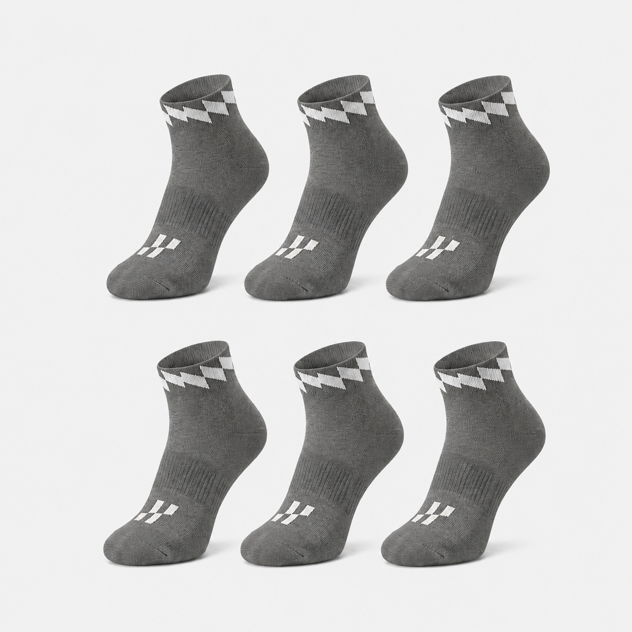 Ankle Grey Stack – Pack of 6