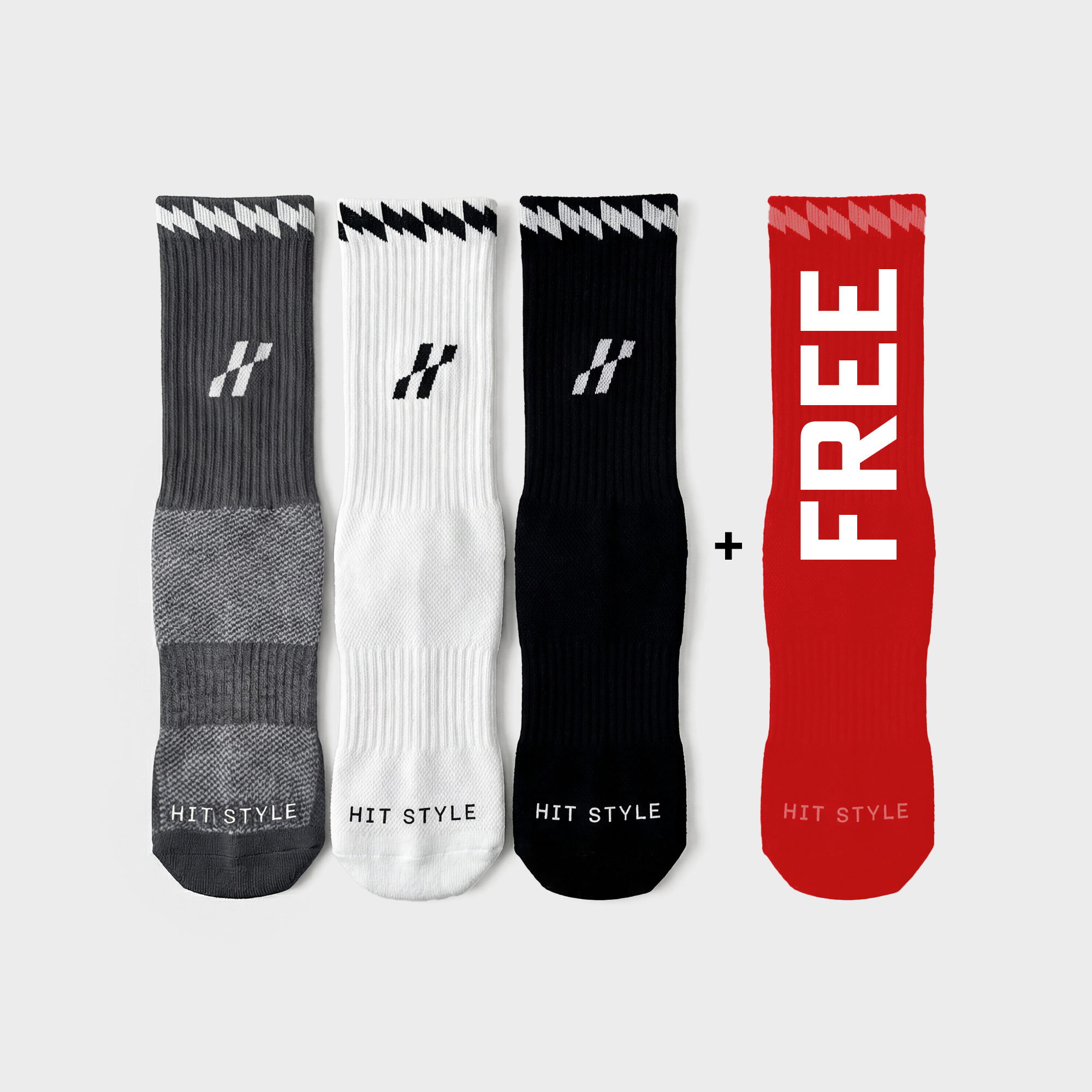 Hit Style bundle 2 ( Crew socks )