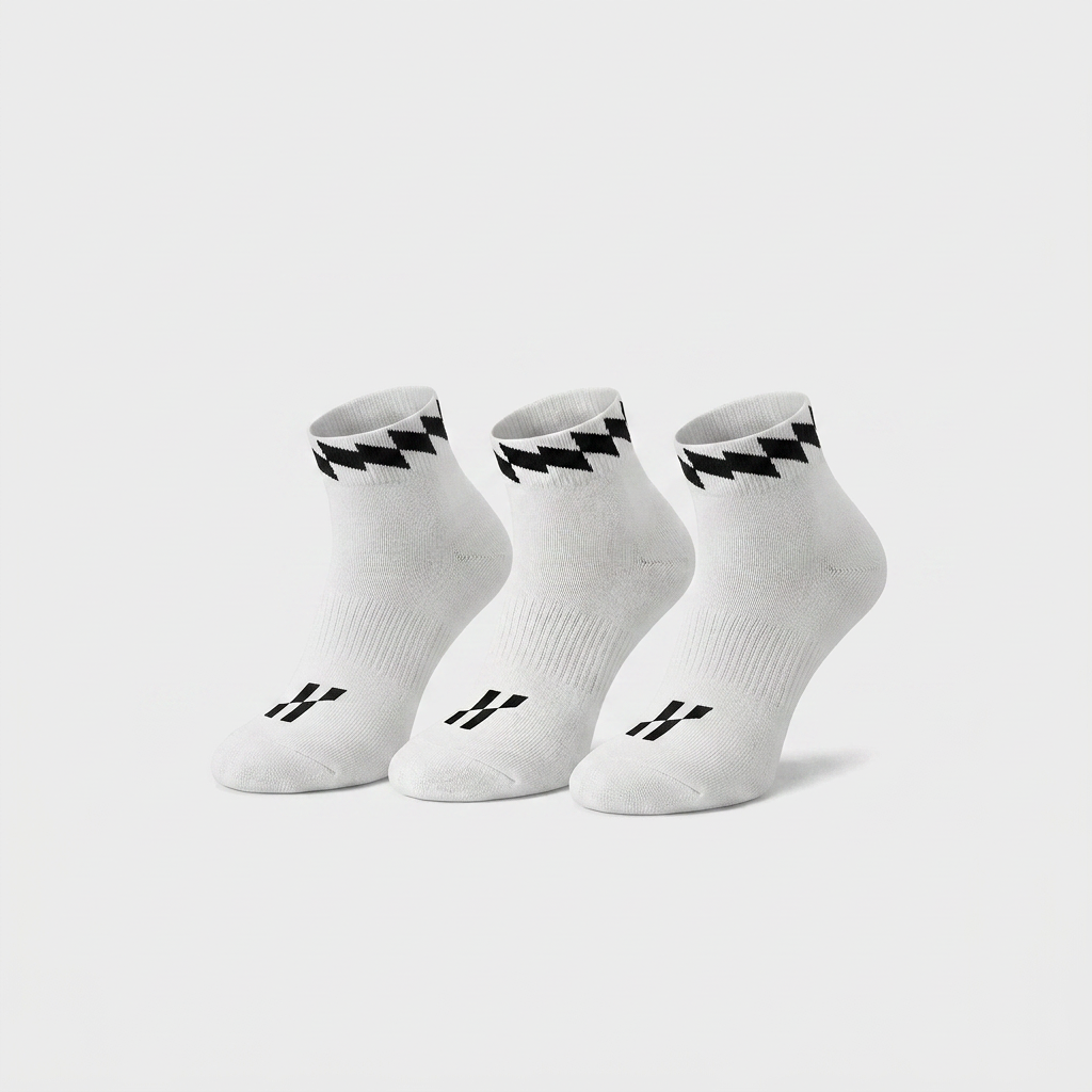 Ankle Triple White – Pack of 3